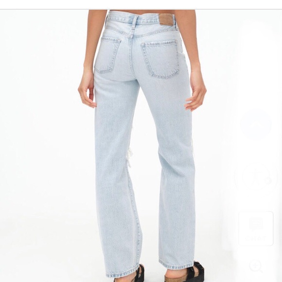 “Aeropostale” light wash, ripped, slouch fit, skater jeans, size 6 - Picture 3 of 14